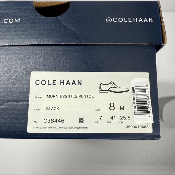 NIB • Cole Haan Modern Essentials Leather Plain Toe Oxfords Size: 8 - Picture 7 of 7